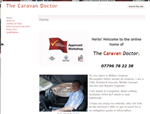 Tablet Screenshot of caravandoctorscotland.co.uk